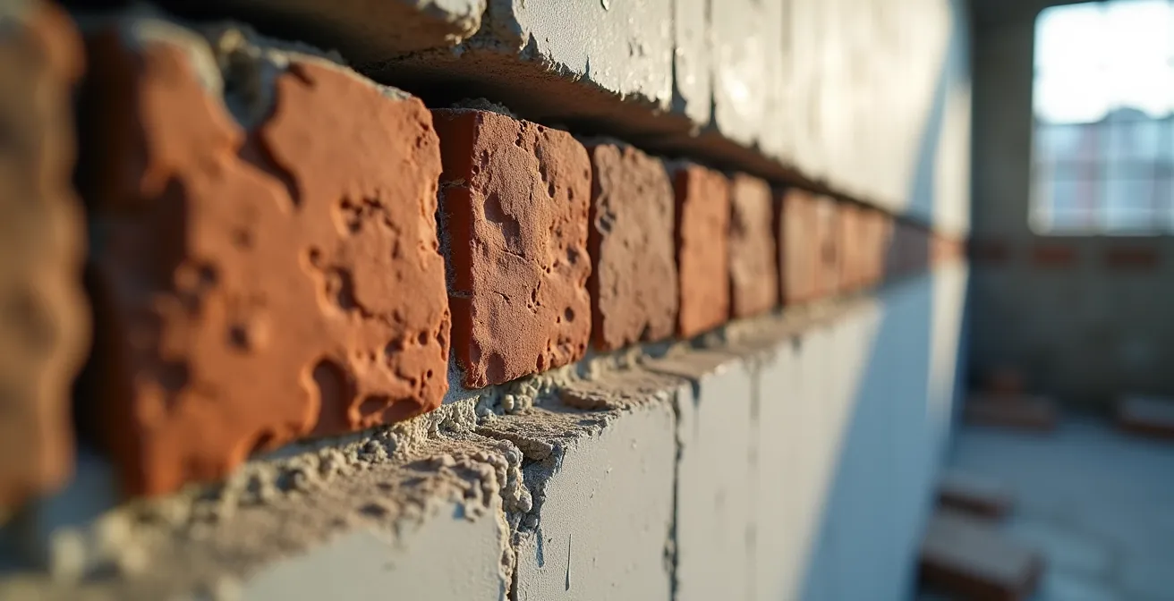 Chantier de rénovation d'un local commercial en cours de transformation