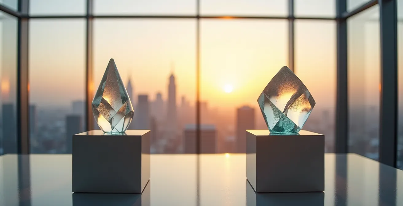 Comparaison visuelle des rendements entre SCPI et immobilier direct sur 20 ans